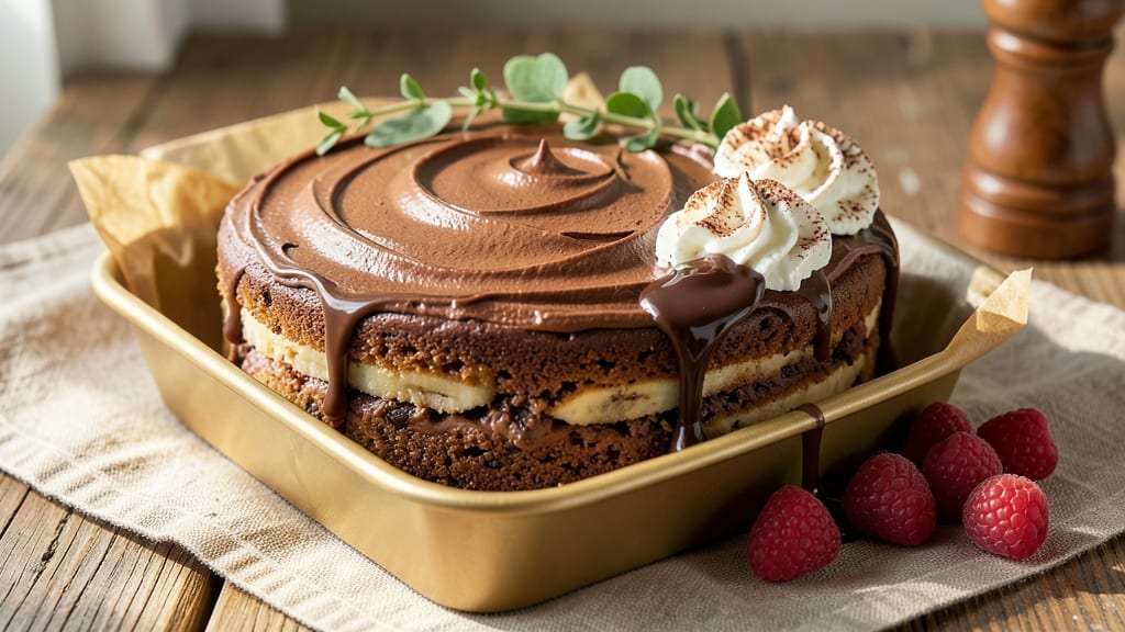 Baking Chocolate Banana Cake Recipe: Fudgy Layers and Sweet Banana Moisture