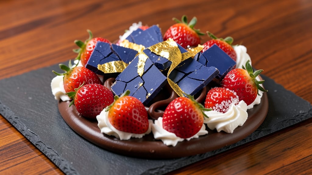Blue Chocolate Covered Strawberries Recipe: Royal Touch Dessert in 10 Minutes