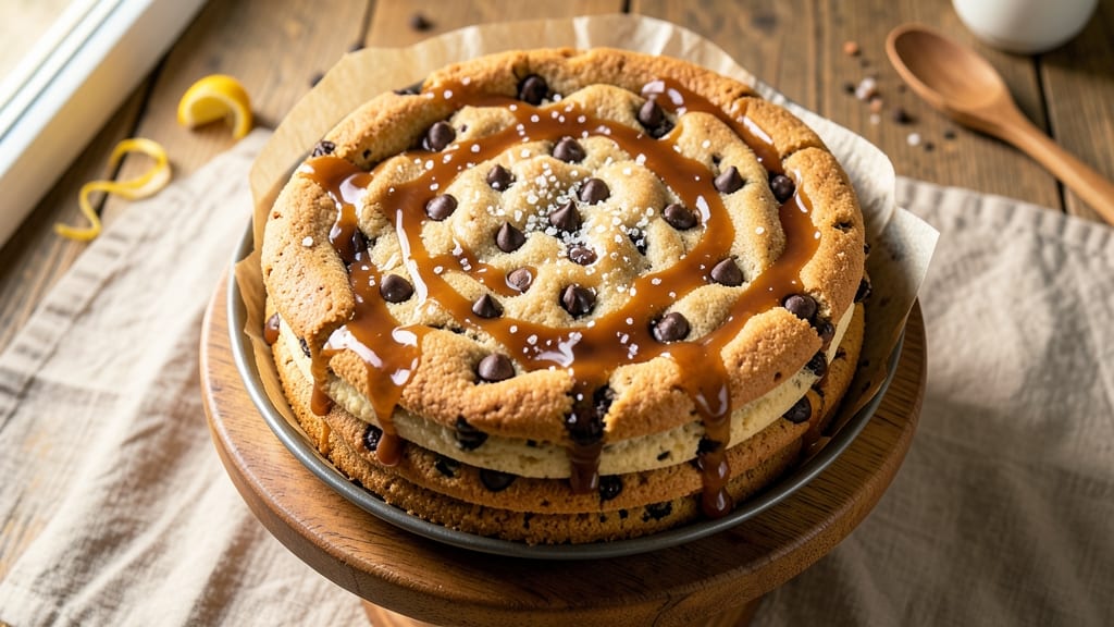 Best Chocolate Chip Cookie Cake Recipe Ever: Triple-Layered Tower With Gooey Chunks