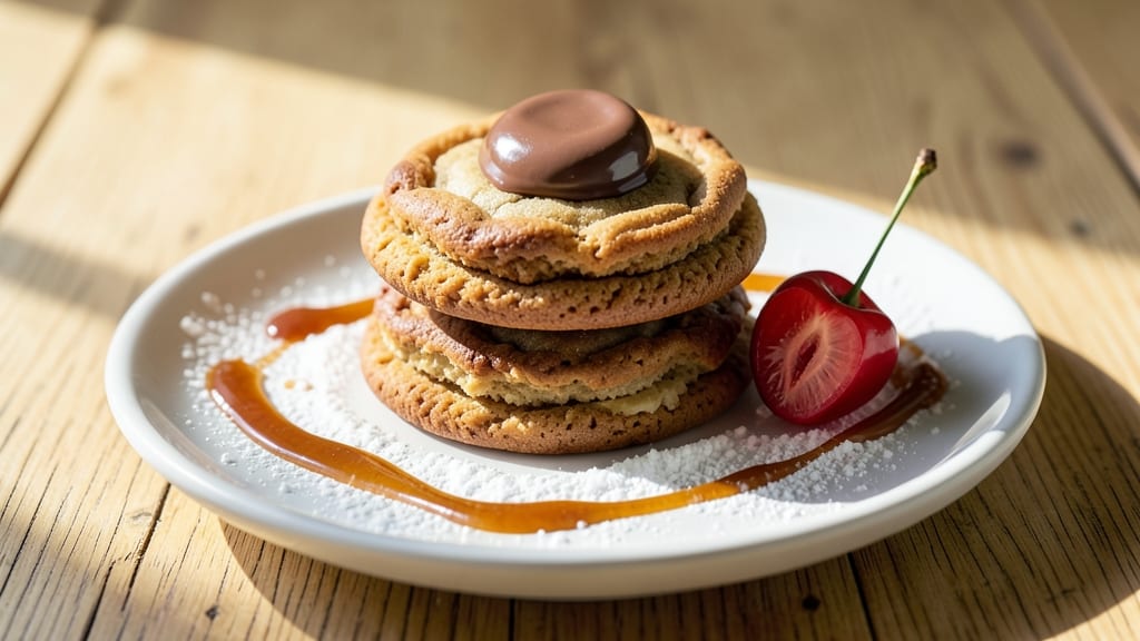 Cherry Chocolate Kiss Cookie Recipe: Tart Cherries and Melty Chocolate Kiss in Every Bite