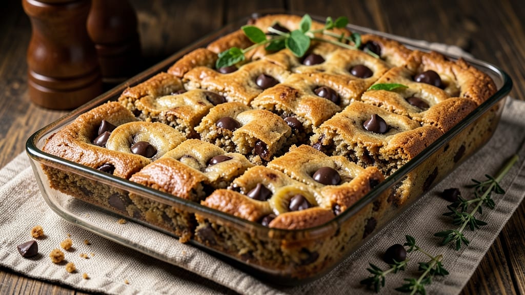 Banana Chocolate Chip Cookie Bars Recipe: No-Bake Fudgy Layers With Warm Vanilla Swirls
