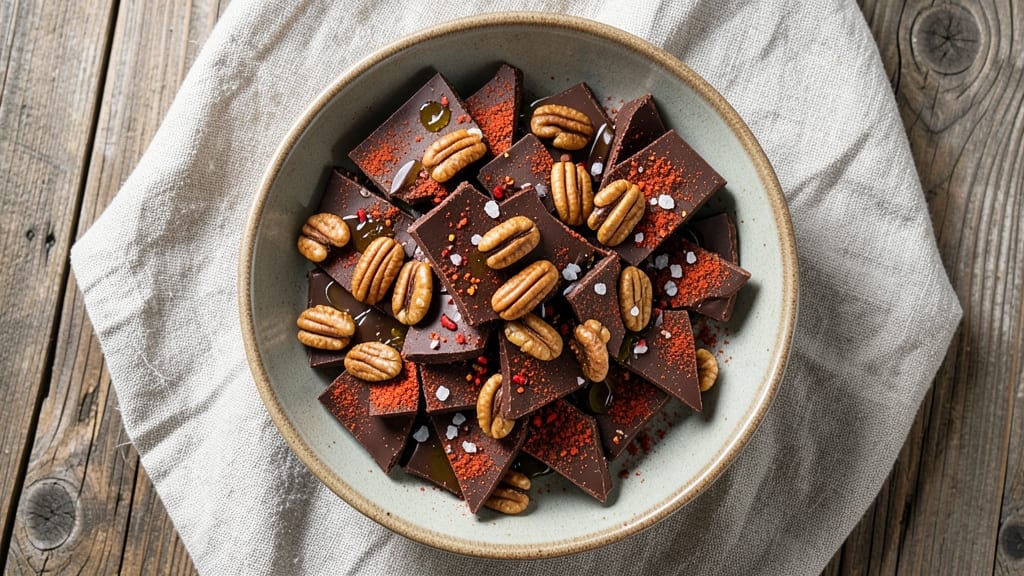 Chili Chocolate Bark Recipe: Spicy-Sweet Crunch for Holiday Gifts