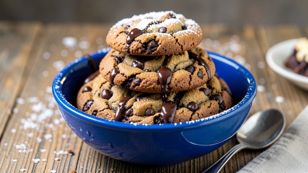 Blue Bowl Triple Chocolate Cookies Recipe: Triple-Layered Fudgy Crunch With Coffee-Infused Depth