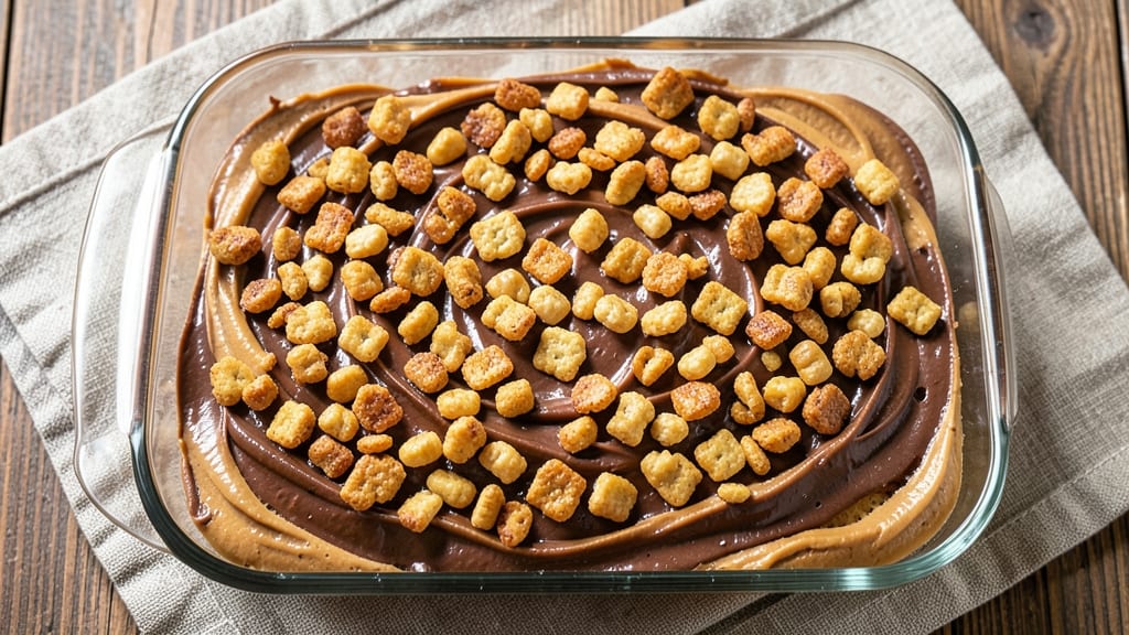 Chex Mix Peanut Butter Chocolate Bars Recipe: Crunchy Nutty Clusters in 30 Minutes