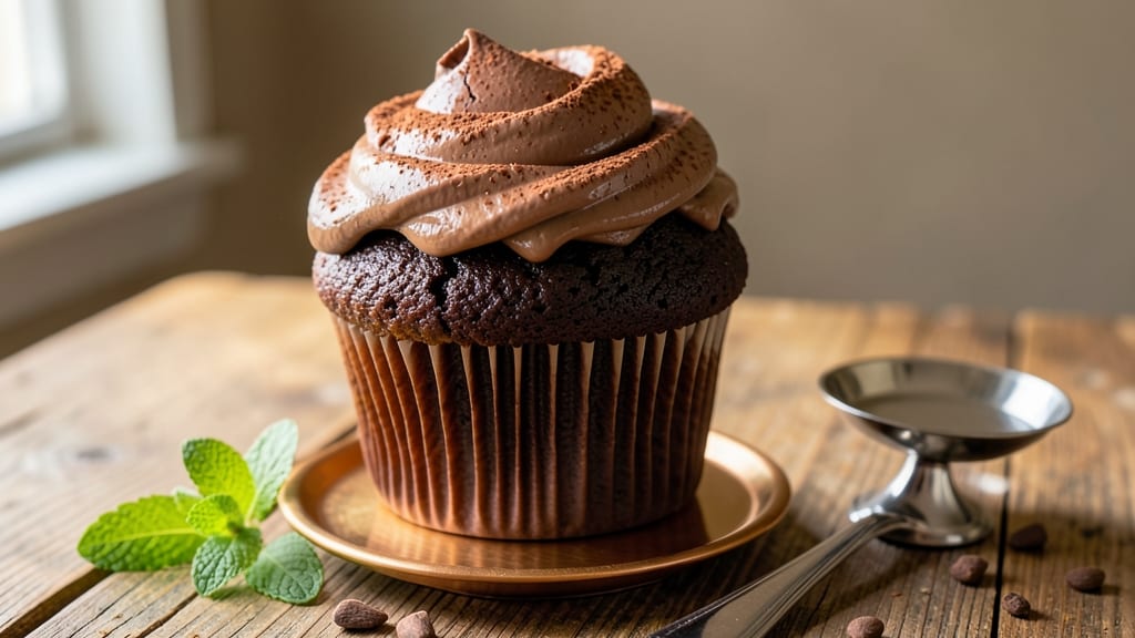Big Chocolate Cupcakes Recipe: Triple-Layered Height With Fudgy Cocoa Cores
