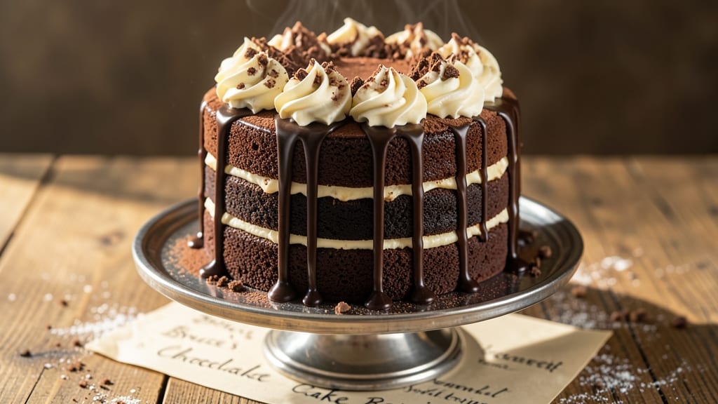 Bruce Bogtrotter's Chocolate Cake Recipe: No-Bake Showstopper With Espresso-Infused Layers