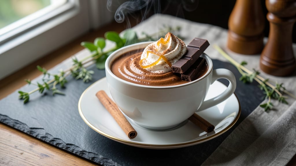 Barefoot Contessa's Hot Chocolate Recipe: Spiced Velvet Richness With Whipped Cream Topping