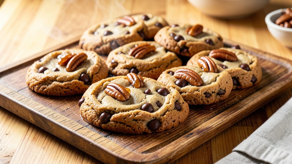 Chewy Chocolate Chip Pecan Cookies Recipe: Pantry Staples to Crunchy Nut Magic