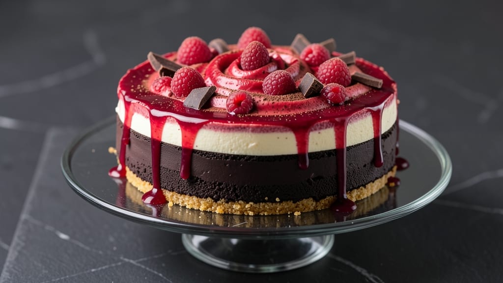 Cheesecake Factory Chocolate Raspberry Cheesecake Recipe: Triple-Layered Decadence With Coffee-Infused Base