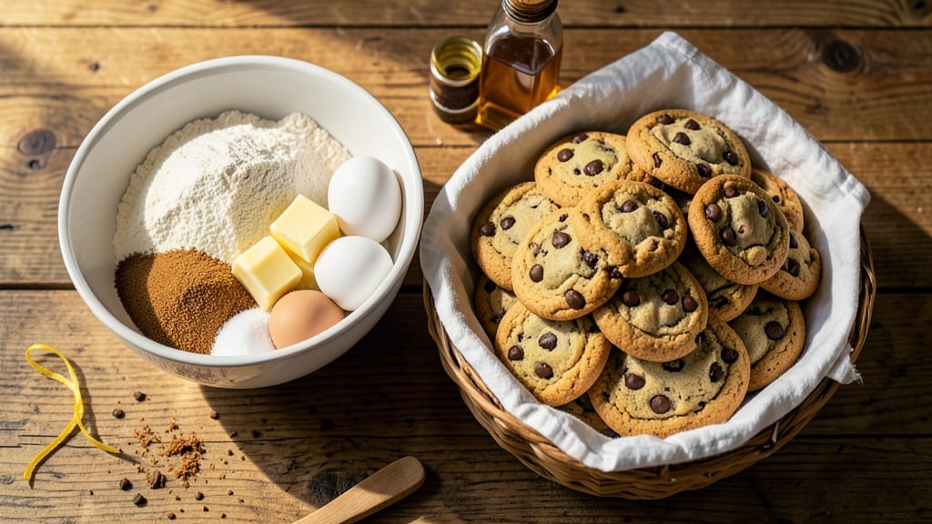 Bowl and Basket Chocolate Chip Cookie Recipe: Triple-Layered Texture With Crispy Shells
