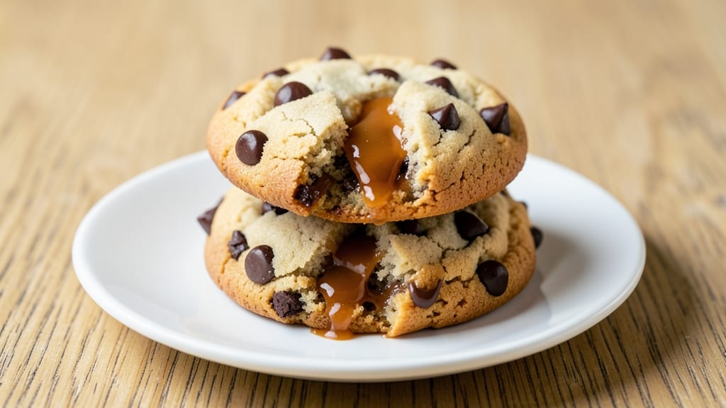 Caramel Stuffed Chocolate Chip Cookies Recipe: Warm Gooey Centers That Stay Soft
