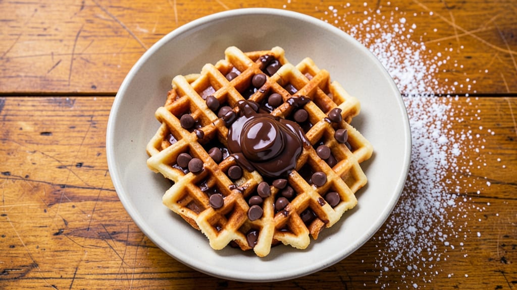 Bisquick Chocolate Waffles Recipe: Double-Layered Crunch With Gooey Cocoa Hearts