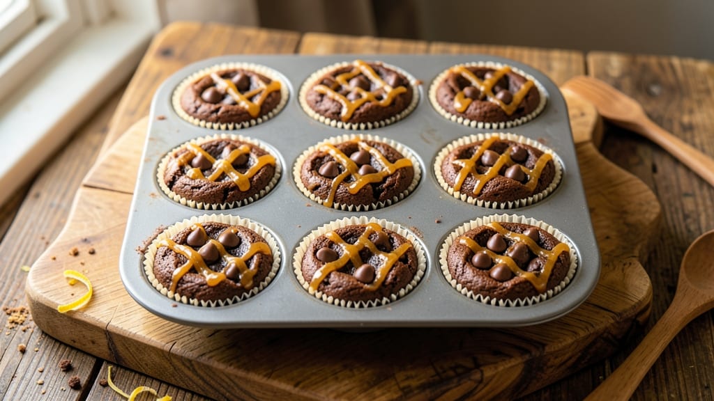 Brownie Chocolate Chip Cookie Recipe in Muffin Tin: Triple-Layered Magic With Crispy Edges