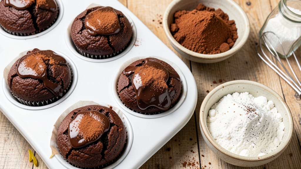 Bakery-Style Chocolate Cupcakes Recipe: Triple-Layered Height With Crunchy Cocoa Shells