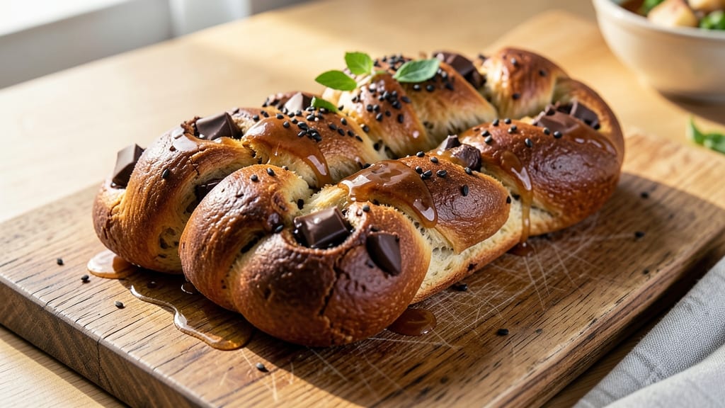 Braided Chocolate Bread Recipe: Triple-Layered Sweetness With Buttery Swirls