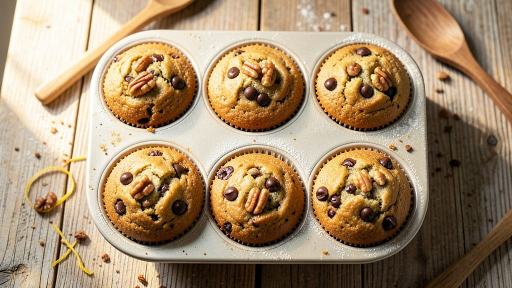 Banana Walnut Chocolate Chip Muffin Recipe: Triple-Layered Crunch With Nutty Sweetness