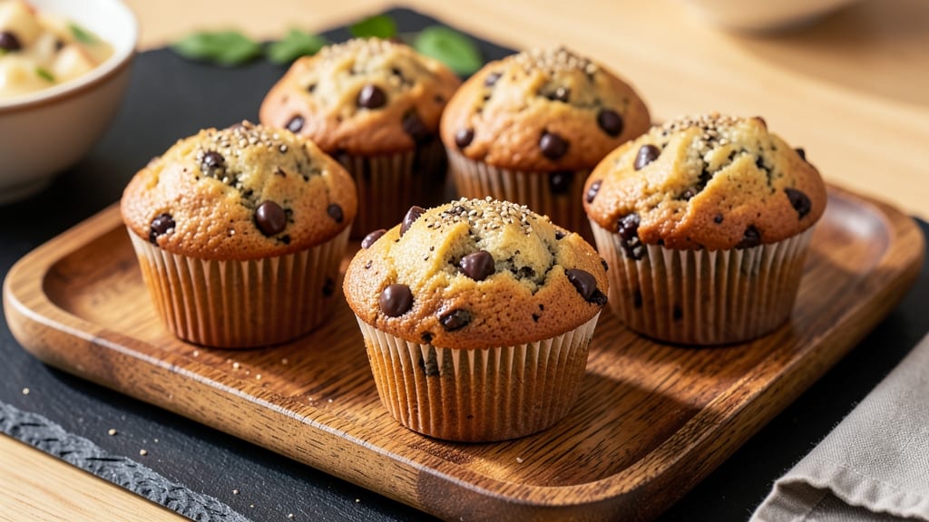 Banana Chocolate Chip Protein Muffins Recipe: High-Protein Bites With Fudgy Texture