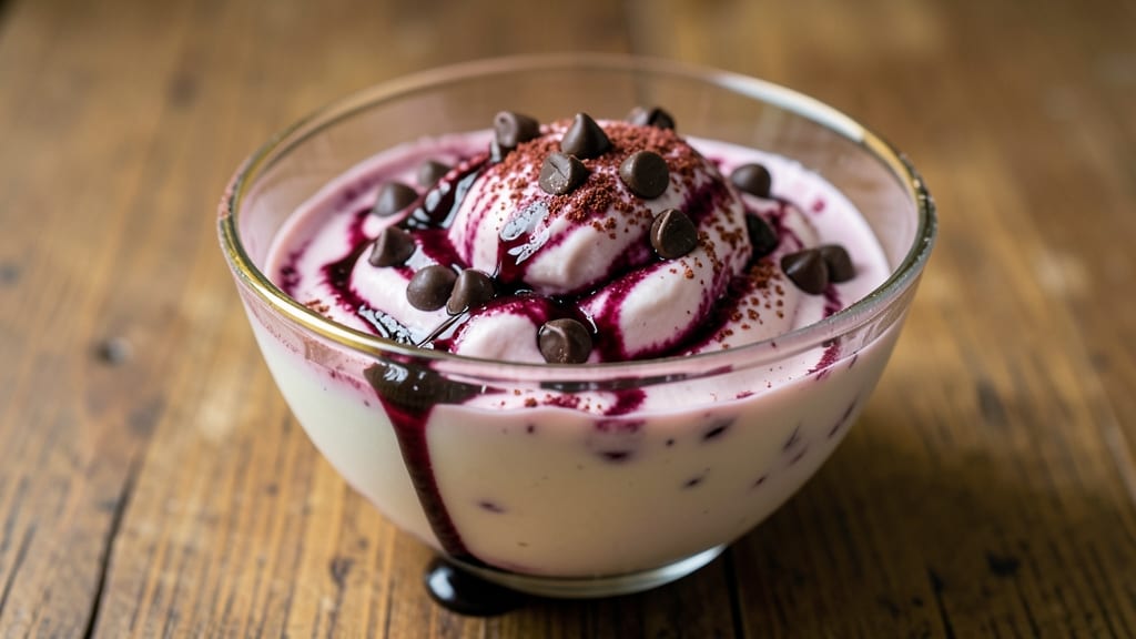 Black Raspberry Chocolate Chip Ice Cream Recipe: Swirled Fruit Bursts and Melty Chunks in Every Scoop