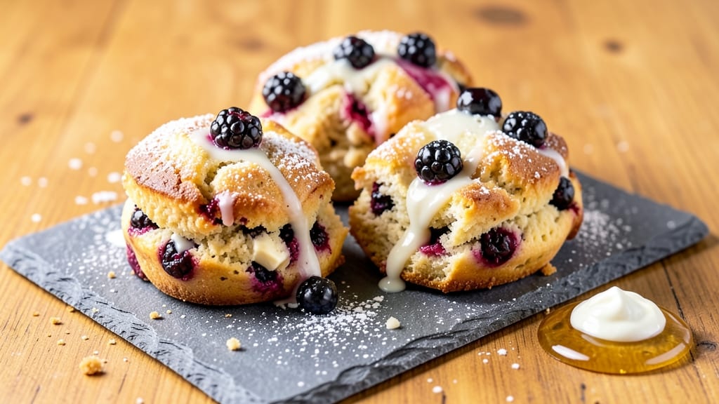 Blackberry White Chocolate Scones Recipe: Tart Berries and Melty Chunks in One Bite