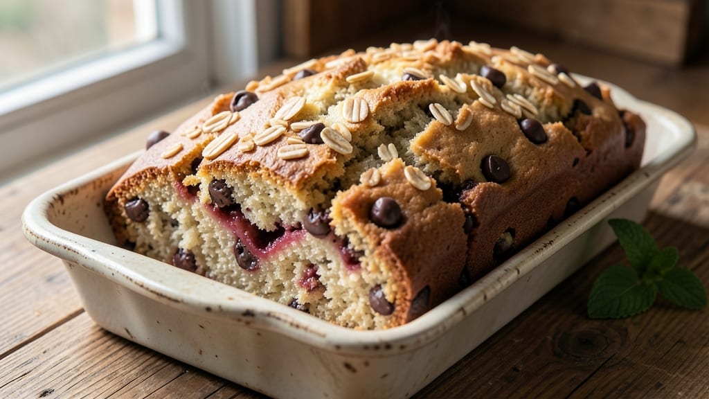 Banana Bread Recipe With Oats and Chocolate Chips: Hearty Crunch and Melty Swirls in One Bite