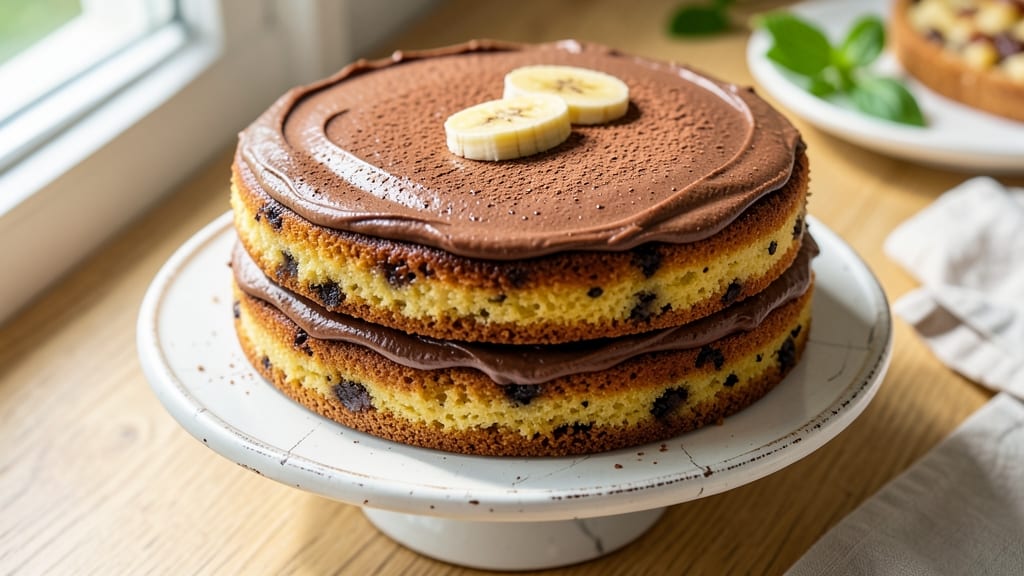 Banana Cake Recipe With Chocolate Frosting: Banana-Chocolate Fusion That Stays Moist for Days