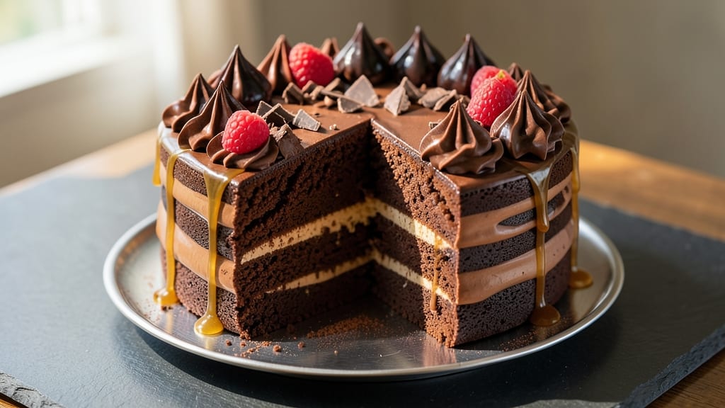 Best Chocolate Birthday Cake Recipe UK: Triple-Layered Richness With Coffee-Infused Moisture