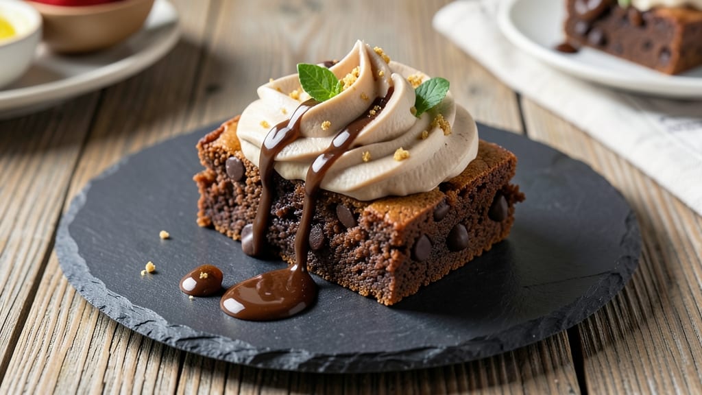 Brownie Frosting Recipe With Chocolate Chips: Fudgy Cracks and Melty Chip Rivers