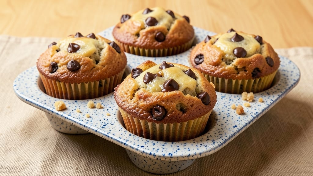 Banana Chocolate Chip Muffins With 4 Bananas Recipe: Ultra-Moist Bites With Double Chocolate Magic