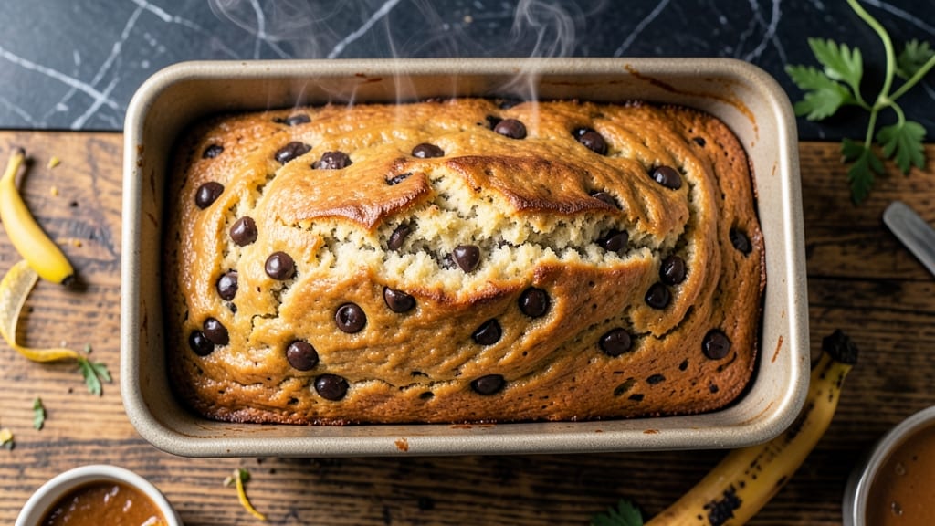Banana Bread Recipe With Two Bananas And Chocolate Chips: Fudgy Swirls and Melty Chunks in One Bite