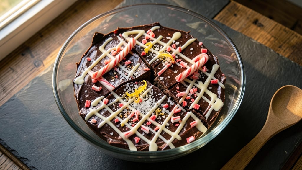 Candy Cane Chocolate Bark Recipe: Peppermint Crunch With Melty Rivers