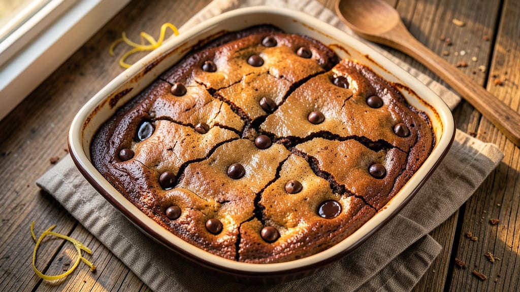 Brownie Recipe From Scratch With Chocolate Chips: Fudgy Cracks and Warm Chocolate Rivers
