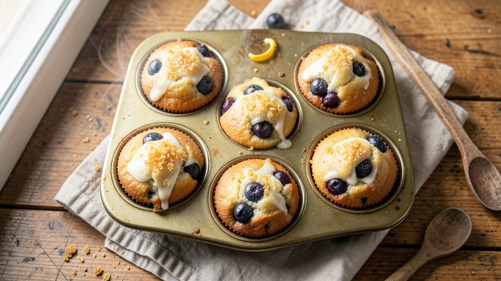 Blueberry White Chocolate Muffins Recipe: Bursting With Juicy Berries and Melty Chunks