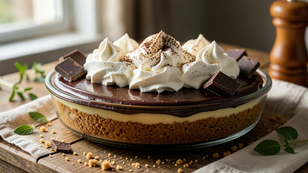 Baker's Sweet German Chocolate Pie Recipe: Coffee-Infused Layers and Crunchy Top