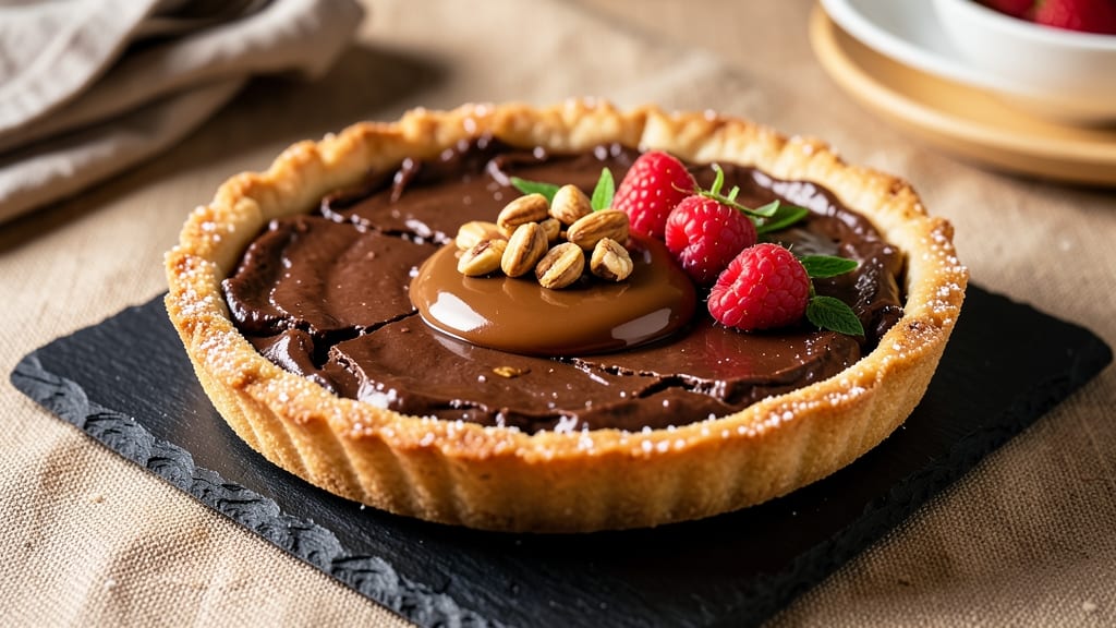 Baked Chocolate Tart Recipe: Glossy Ganache That Never Cracks