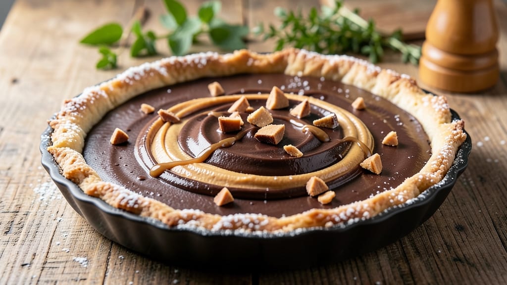 Bakers Square Chocolate Peanut Butter Pie Recipe: Triple-Layered Magic With Fudgy Base