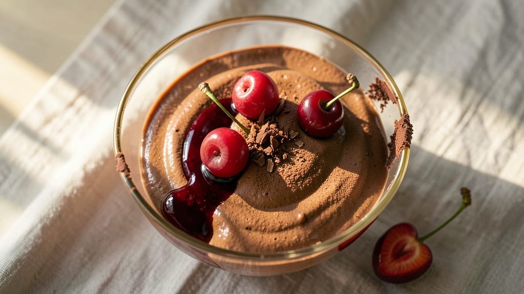 Cherry Chocolate Mousse Recipe: Light-as-Air Clouds With Coffee-Infused Depth