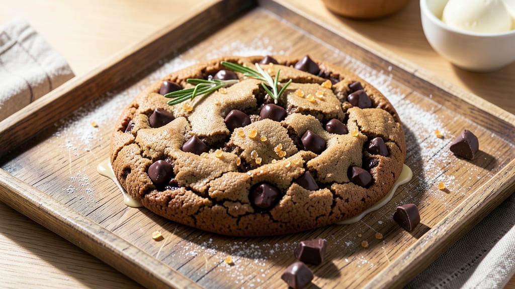 Big Chocolate Chunk Cookie Recipe: Fudgy Cocoa Rivers and Buttery Swirls