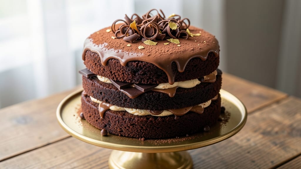 Bakery-Style Chocolate Cake Recipe: Triple-Layered Height With Coffee-Infused Moisture