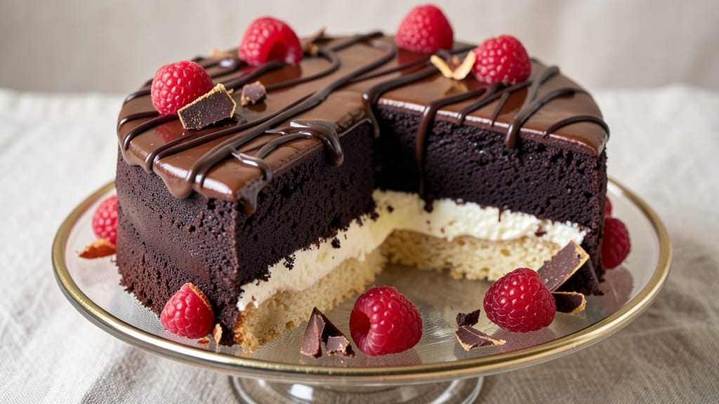 Belgian Chocolate Mousse Cake Recipe: Triple-Layered Airiness With Fudgy Base