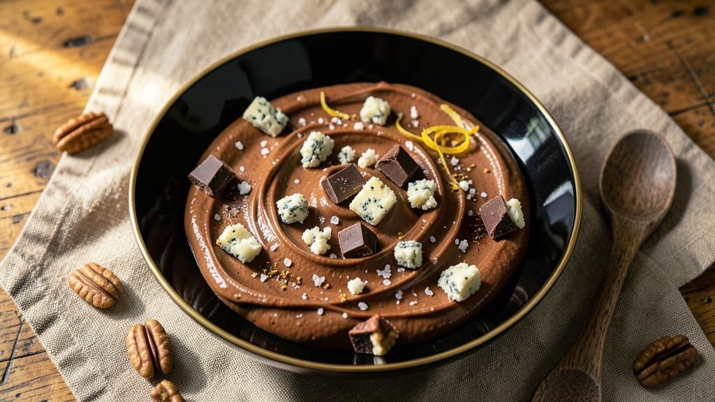 Blue Cheese and Chocolate Recipe: Bold Pairing With Crispy Topping