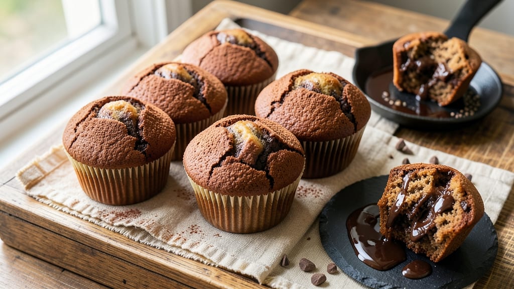 Basic Chocolate Muffins Recipe UK: Triple-Layered Height With Coffee-Infused Moisture