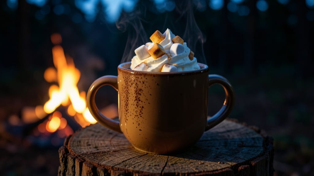 Camping Hot Chocolate Recipe: Marshmallow-Melted Magic Over Fire