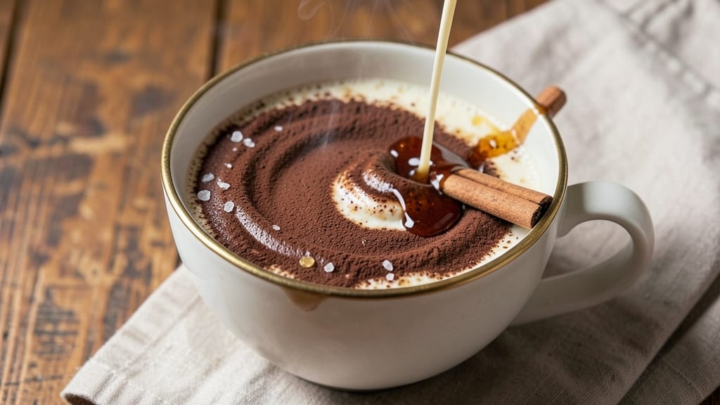Black Cocoa Hot Chocolate Recipe: Deep, Rich Flavor With Molten Cocoa Swirls