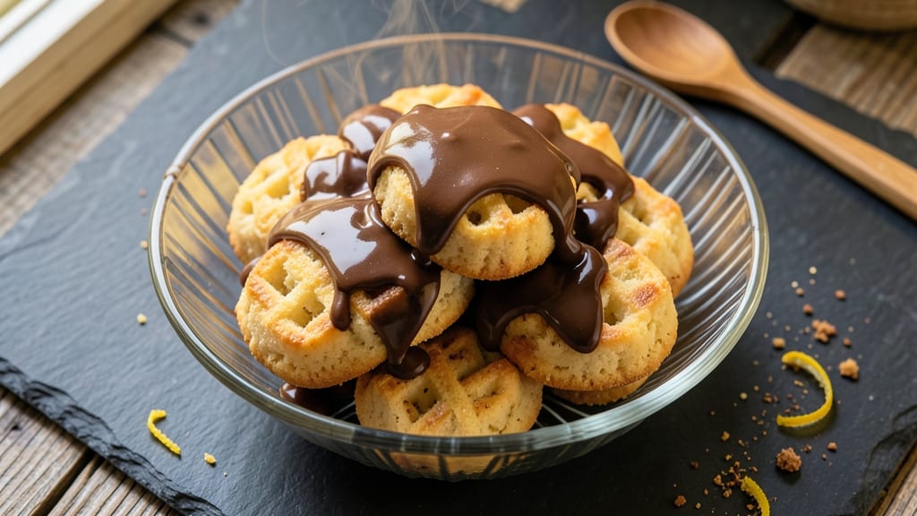 Biscuits Dipped in Chocolate Recipe: Triple-Layered Crunch With Coffee-Infused Ganache