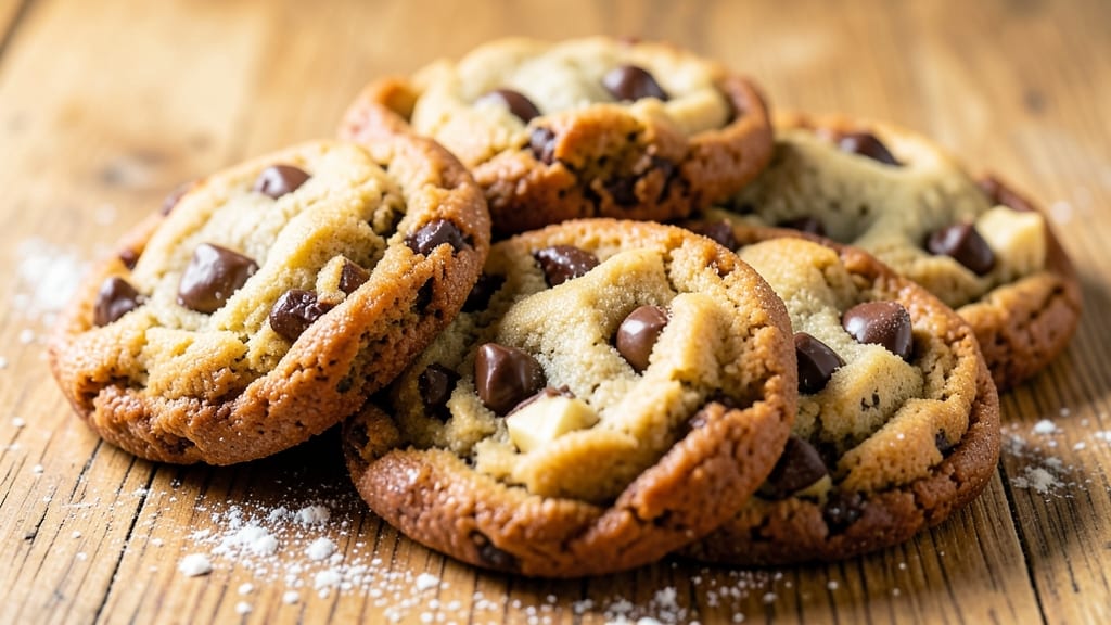 Best Crispy Chocolate Chip Cookie Recipe Ever: Golden Cracked Edges and Gooey Chunks