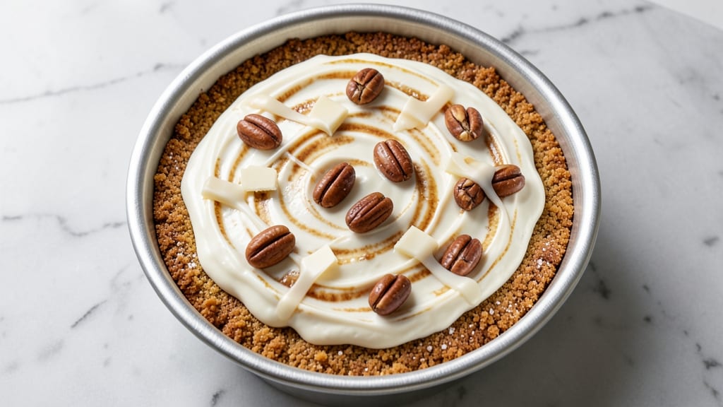 Cheesecake Factory White Chocolate Macadamia Nut Cheesecake Recipe: Triple-Layered Bliss With Nutty Crunch