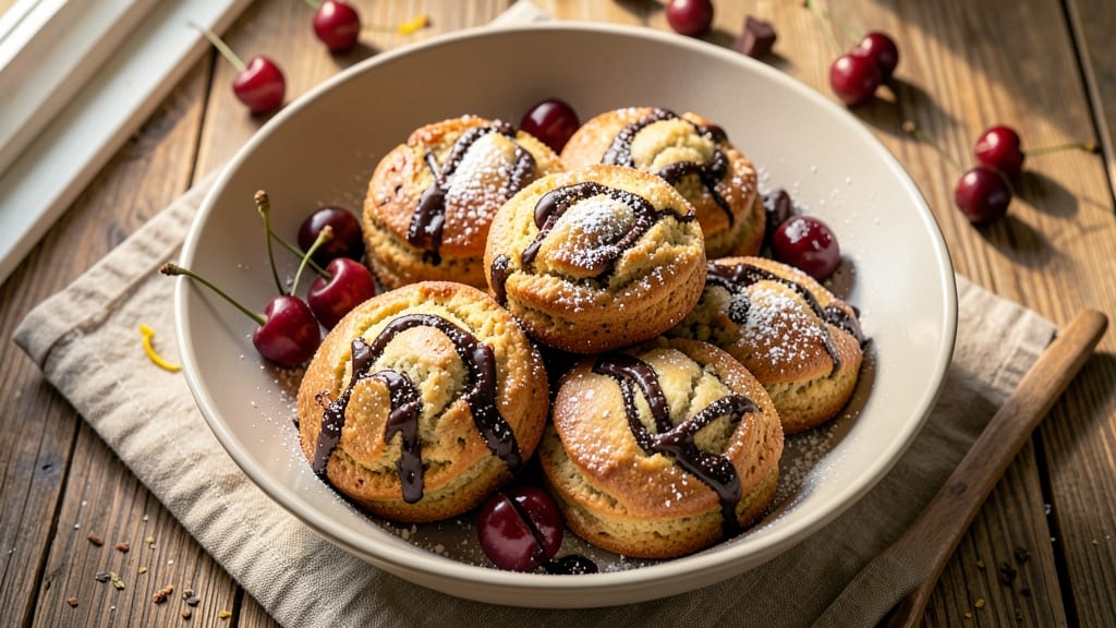 Cherry Chocolate Scones Recipe: Fudgy Cocoa Bites With Tart Cherry Bursts